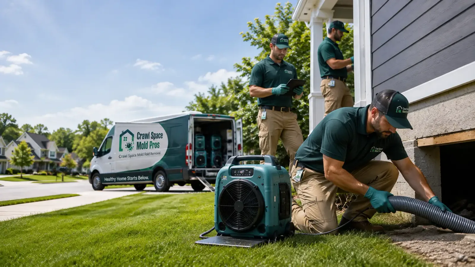 Crawl Space Mold Removal in Dayton, MN